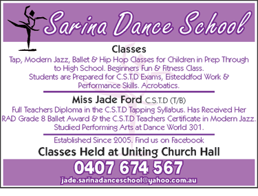 Sarina Dance School - Melbourne Private Schools 1